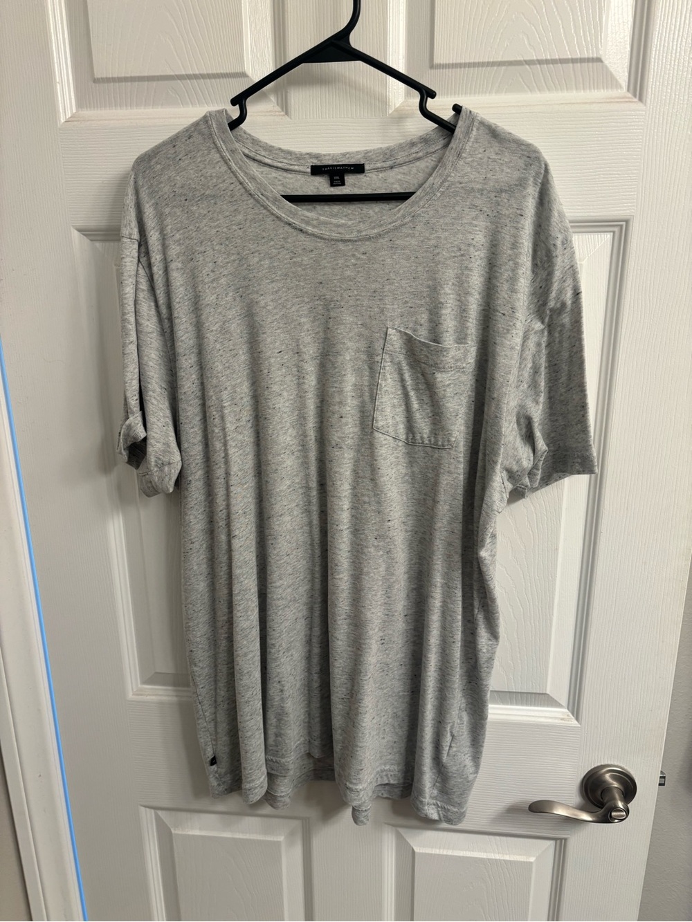 Travis Mathew Heather Gray Short Sleeve Pocket Tee